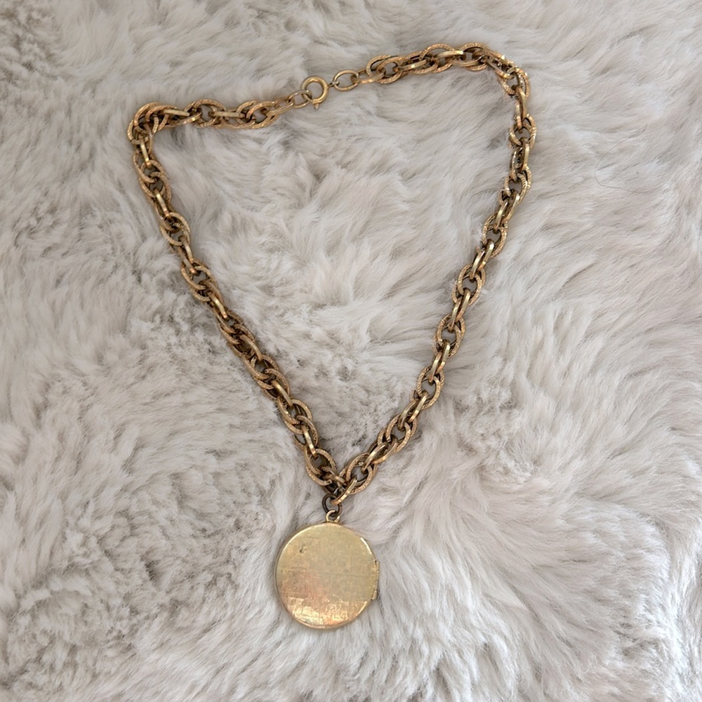 Vintage Locket Chain Necklace